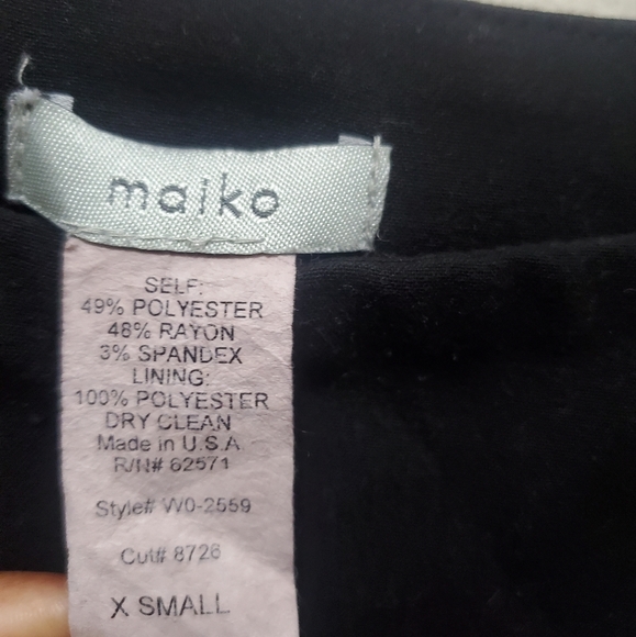 MAIKO - BLACK DRESS - Picture 4 of 6